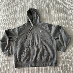 Grey Nike Club Fleece hoodie